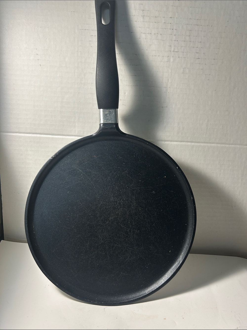 Non-Branded Black Nonstick Frying Pan   Made in Italy